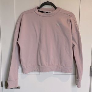 Nike Thermosphere Fleece Running Sweatshirt, size S in light pink